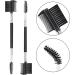 2pcs 3 Head Eyebrow & Eyelash Shaper with Double Head Brush | Includes 3 Different Spoolie Brushes for Makeup Grooming | EC-01 - Buy Online on SooperMarket.com