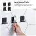 CABILOCK 16 STK Self-Adhesive Razor Hooks | Rustproof Steel Kitchen Utensil & Toothbrush Holder | Black | International Shipping - Buy Online on SooperMarket.com