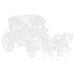 Alipis Box Favors Containers White Cart Bridal Creative Chocolate Baby Bakery Shower Treasure