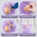 Makeup Brush Clean Set Makeup Brush Cleaning Mat&Hanging Drying Net Hangable Makeup Brush Cleaning Bowl with Drying Makeup Brush Holder for Brushes Makeup Sponge Powder Puff (Purple) - Buy Online on SooperMarket.com