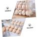 1pc Box Transparent Egg Lattice Eggs Stackable Egg Frame Egg Storage Holder Refrigerator re-usable - Buy Online on SooperMarket.com