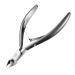 Cuticle Trimmer 3/4 Jaw Extremely Sharp Cuticle Nippers Scissors Stainless Steel Clippers Cutter Remover Pedicure Manicure Nail Tool, opove X7, Space Gray X7 Nippers