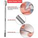 Stainless Steel Cuticle Cutter Set - Pusher, Nipper, Scissors & Scraper for Manicure & Pedicure - Buy Online on SooperMarket.com