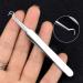 Buy LongyiTrade Professional Stainless Steel Curved Acne Tweezers | Best Blackhead & Pimple Tool for Clear Skin International Shipping Available - Buy Online on SooperMarket.com