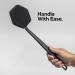 Tooletries Back Scrubber - Exfoliating Silicone Shower Brush with Long Handle - Charcoal - Buy Online on SooperMarket.com