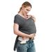 Baby Wraps Carrier | Breathable Hands-Free Sling for Newborn to Toddler | Adjustable Dark Grey Baby Carrier - Buy Online on SooperMarket.com