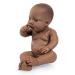 Bayer Design 94200AB Newborn Baby Doll Boy Lifelike Realistic 42 cm Dark-Skinned Boy/Dark