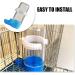 Pet Bird Cage Food Feeder Bird Water Bottle Parrot Automatic Water Feeder Water Drinker Food Feeder Waterer Clip Feeder Cage Accessories for Parrot Budgie Lovebirds Cockatiel Parakeet Cockatoo - Buy Online on SooperMarket.com