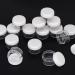 100 Pieces 5ml Mini Clear Cosmetic Bottles - Empty Trial Containers for Lip Balm & Lotion - Transparent Cremeglas with Screw Cap - Ideal for eCommerce - Buy Online on SooperMarket.com
