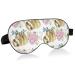 Haskirky Light Blocking Eye Mask Breathable and Adjustable Adult Men and Women Travel on Business Trips Yoga Meditation Light Smooth Comfortable Eye Mask Office Deep Sleep Goodies Cute Cartoon Slot