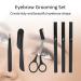 Professional Eyebrow Care Set - Trim Tweezers Scissors & Razor for Men & Women | Portable All-in-One Kit - Buy Online on SooperMarket.com