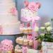Hpory Edible Flower Cupcake Toppers 100 Pcs Cherry Blossoms Cake Topper Glutinous Rice Paper Happy Birthday Cake Toppers Flowers Cake Decorations for Birthday Wedding Celebration Party - Buy Online on SooperMarket.com