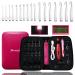 Yarniss 17 Size Counting Crochet Hooks Set Light Up Crochet Hooks for Stitch & Row Counter