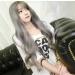 Buy Realistic Long Curly Wig for Women - Cute Gray & Light Pink Big Wave with Bangs - Natural Fluffy Hairstyle - International Shipping Available - Buy Online on SooperMarket.com