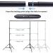 BEIYANG 8.5x10 FT Adjustable Backdrop Stand Kit for Wedding Party Stage Decoration - Buy Online on SooperMarket.com