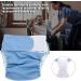 Dekaim Adult Cloth Diaper - Reusable Washable Adjustable Large Nappy (Blue) - Buy Online on SooperMarket.com
