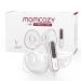 MomcoZy ultra-light and free-handed milk pump V2 powerful portable pump with 27 pump combinations low-noise pain-free portable double electropal pump 17/19/21/27 mm flange free dusty rose