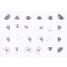 Edible By Design Clear Gel Diamonds 10mm x 24 - Sparkle your creations with these edible gems! - Buy Online on SooperMarket.com
