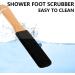 Foot File Foot Scrubber Dead Skin Remover Foot Callus Remover with Wooden Handle for Removes Hard Dead Skin Dry Calluses Rough and Cracked Corn Feet (Black) - Buy Online on SooperMarket.com