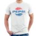 All+Every Pepsi 1960s Distressed Bottlecap Logo Men's T-Shirt L White