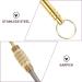 2pcs Multi-functional Picnic Tools Set with Steel Keychain Holder - Perfect for Camping, Travel, and Outdoor Activities - Buy Online on SooperMarket.com