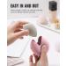 FERYES 2 PCS Makeup Sponge Holder - Silicone Beauty Blender Case for Travel - Pink Makeup Sponge Storage - Buy Online on SooperMarket.com