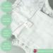 Buy MuslinZ Pack of 6 Size 1 Prefold Muslin Diapers White - Soft Absorbent & Eco-Friendly | International Shipping Available - Buy Online on SooperMarket.com