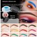 4 PCS 4D Hair Stroke Brow Stamp & Brush Set - Multifunction Ultra-thin Angled Eyebrow Makeup Brushes - Buy Online on SooperMarket.com