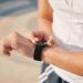 Ultra Black Silicone Solo Loop Band for Apple Watch 38/40/41MM - Elastic Sport Strap for iWatch Series 1-8, SE - 5.6-5.8 Size - Stretchy and Compatible - Buy Online on SooperMarket.com