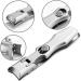 Ultra Sharp Nail Clippers Fingernail and Toenail Clippers Cutters Stainless Steel Wide Jaw Opening Anti Splash Sharp and Sturdy Easy to Use Portable Nail Trimmer Manicure Tools for Men & Women - Buy Online on SooperMarket.com