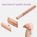 Oueyfer Double-Sided Safety Razor - Premium Zinc Alloy & Metal Handle for Effortless Hair Removal - Stylish Rose Gold with Bracket - Buy Online on SooperMarket.com