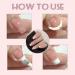 20Sheets-960Pcs French Manicure Nail Sticker French Nail Self-Adhesive Stickers DIY Nail Art Tool Accessories French Manicure Stencil in Half-Moon Shaped - Buy Online on SooperMarket.com