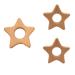 Cartoon Wood Star Teether: Natural Beech Wooden Animal Shape DIY Necklace Pendant (10pcs) - Buy Online on SooperMarket.com