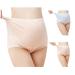 FEOYA Maternity Shorts Knickers High Elastic Cotton Safety Shorts Pants 2pcs XL (132-165 lb) Brief Hohe Taille 004