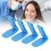 4 Pack Intraoral X-Ray Film Positioning System Heat Resistant Dental Film Positioner for Front Teeth Blue