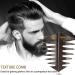 Noverlife 5PCS Men's Pompadour Hairstyling Combs - Professional Wide Teeth Texture Comb Set for Slicked Back Hairstyle - Buy Online on SooperMarket.com