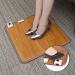 Ceiling-heated plug-in warm foot treasure home heater warm foot temperatures adjustable office waterproof foot warmer 50x30cm Deepwoodgrain a Deepwoodgrain