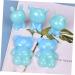 Zerodeko 2pcs Rabbit Ornaments Dessert Bear Shape Cartoon Baking Adorable Molds Tools Silicone Cake DIY 11.5X6.3X2.4CM White - Buy Online on SooperMarket.com