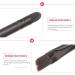 KALLORY 10 Pcs Eye Shadow Brush Makeup Applicator Eye Defining Brush Sponge Makeup Brush The Face Miss Blush 5.8X0.7X0.5CM Black - Buy Online on SooperMarket.com