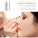 KALLORY 8 Pcs Fine Eyeliner Brush Make up for Face Eyeliner Beauty Brush Eye Brush Lipstick 18X0.4X0.4CMx2pcs Blackx2pcs - Buy Online on SooperMarket.com