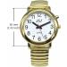 English Talking Watch for Blind People or The Elderly and Visually Impaired People wi th Alarm of Quartz Talking Date and Time Golden Color White Face - Buy Online on SooperMarket.com