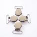 Sutoyuen 1 Pacifier Suspender Clips with Plastic Teeth Insert - Set of 10 Silver Pacifier Holders for Crafts and Baby Accessories - Buy Online on SooperMarket.com