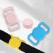 Silicone Airtag Dog Collar Holder | Anti-Lost GPS Tracker Accessories for Pets | Gray Airtag Holder for Dogs & Cats - Buy Online on SooperMarket.com