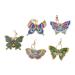 Anneome 5pcs Key Chain Keychain for Kids Handbag Hanging Decor Diy Diamonds Pendants Blush 5d Self Made