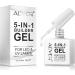 RSGRT Builder Gel for Nails 5 in 1 Gel Builder for Nails Strengthener UV/LED Nail Polish Gel for Nail Art Decoration Professional Manicure False Nail Builder Gel (Clear+Pink) - Buy Online on SooperMarket.com
