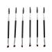 6pcs Eyebrow Brush Mascara Brush Eyebrow Shaper Eyebrow Spoolie Brush Eyelash Grooming Tool Angled Eyebrow Brush Eyebrow Brush with Spoolie Eyebrow Comb Double Sided Eye Brush Miss