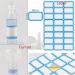 Zeoabsy 12 Pack 5ml Essential Oils Roller Bottles - Transparent Glass Perfume Bottles for Aromatherapy - Includes 2 Funnels & 1 Opener - Ideal for Travel - Buy Online on SooperMarket.com