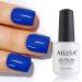 AILLSA Blue Gel Nail Polish Royal Blue Dark Blue Navy Blue Long Lasting Gel polish Chip Resistant 15 ML Gel Nail Varnish Soak Off UV/LED Nail Lamp Salon & Home Use Christmas Gift I-Navy blue