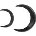 Moon Hair Stick Accessories Carved Fashion Wooden Lightweight Safe Moon Hair Fork for Long Hair (Black) - Buy Online on SooperMarket.com