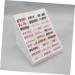 Healeved 1pc Nail Art Display Box Nail Polish Sample Display Nail Sample Display Board Manicure Display Board Nail Polish Display Rack Nail Gel Grid Display Stand White - Buy Online on SooperMarket.com